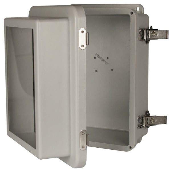 Wiegmann Twist Lock Latch Electrical Enclosures, 14 in H, 7 in D, 12 in W HW-RHJ141207CHTLW - main